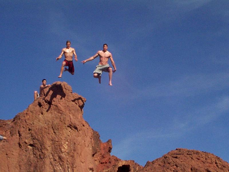 Lake havasu Copper Canyon Cliff Jumping