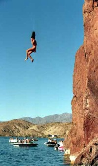 Lake Havasu Cliff Jumping